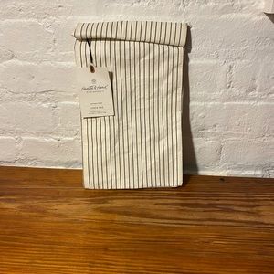 Hearth & hand striped paper reusable lunch bag